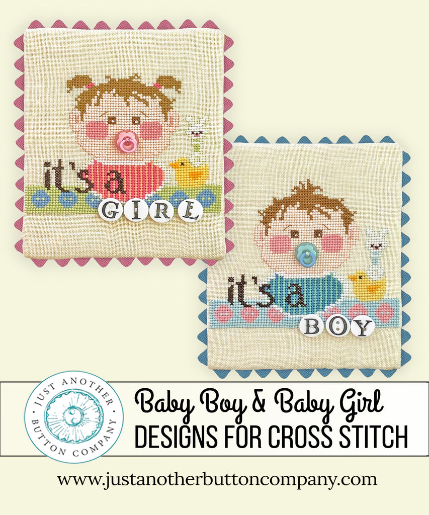 New for Cross Stitch:  Baby Boy & Baby Girl