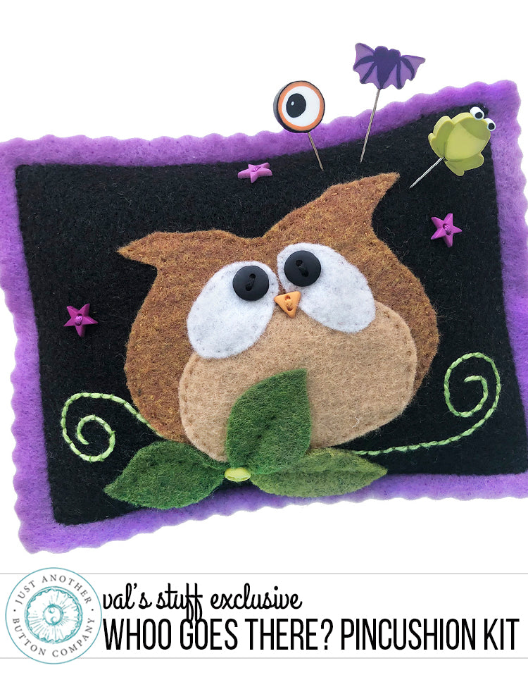 New! Whoo Goes There? Pincushion Kit