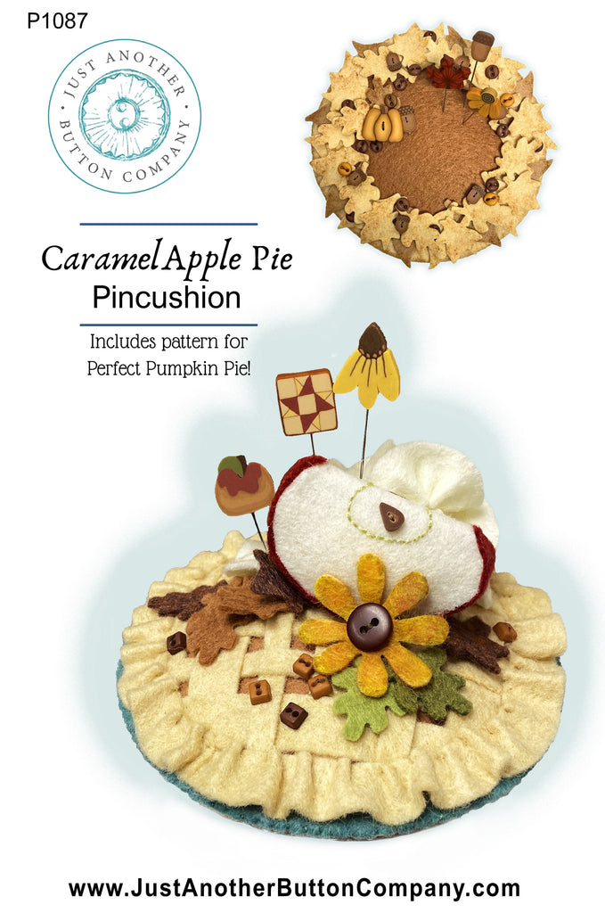 Caramel Apple Pie and Perfect Pumpkin Pie Pincushion Pattern