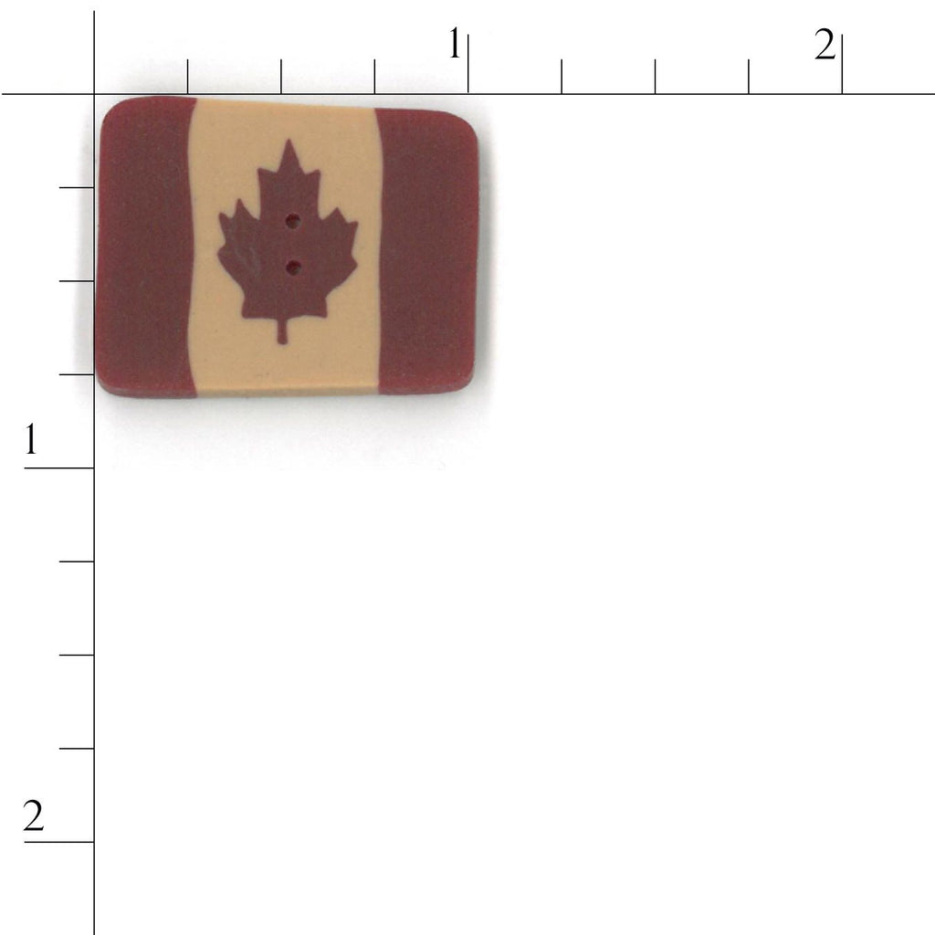 small folk art Canadian flag