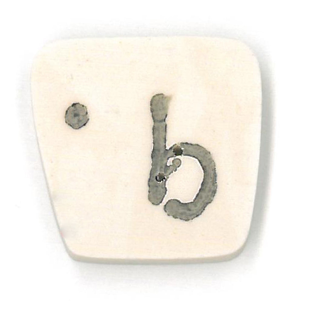 tea-dyed letter b