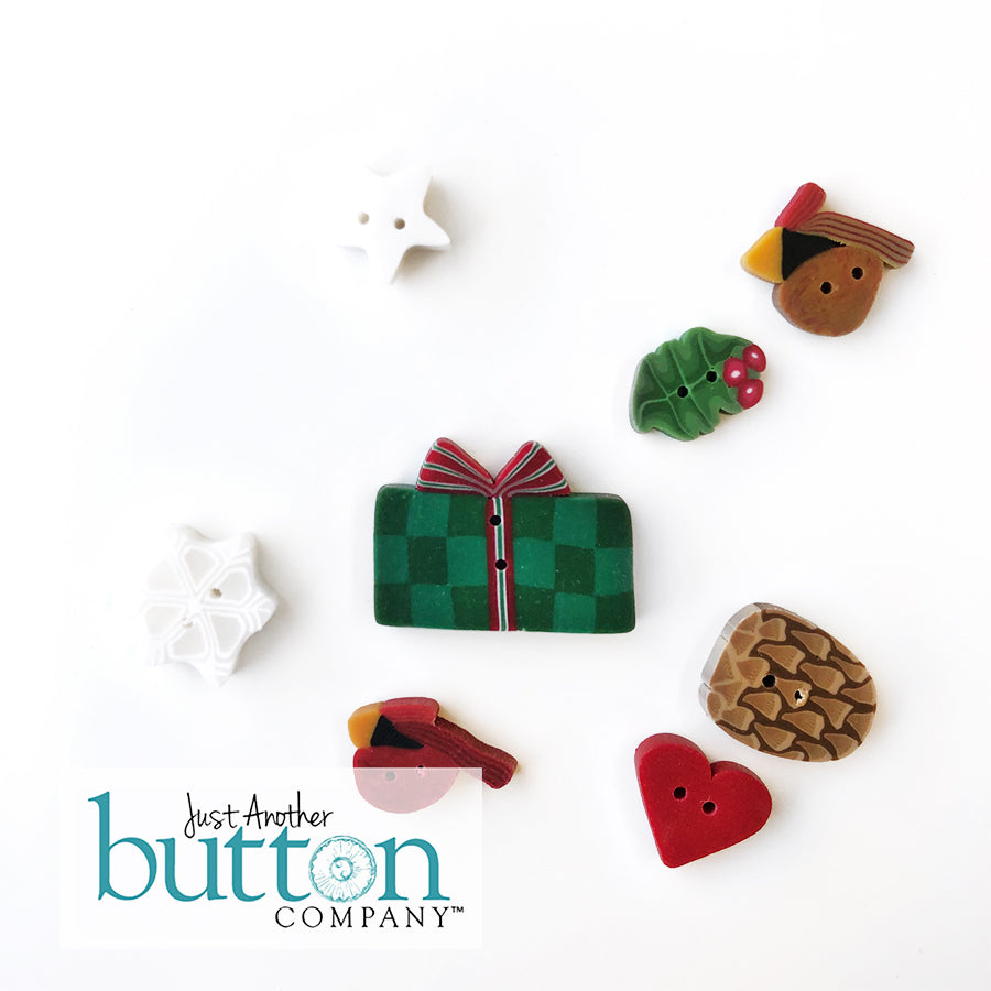 JABC - Christmasland Button Pack - handmade buttons