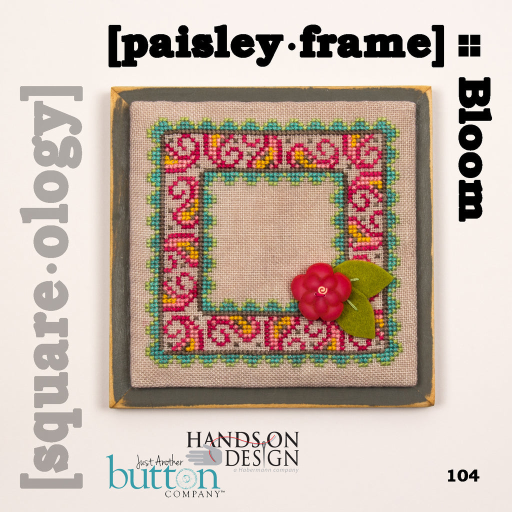 JABC - Cross Stitch - [square.ology] paisley.frame