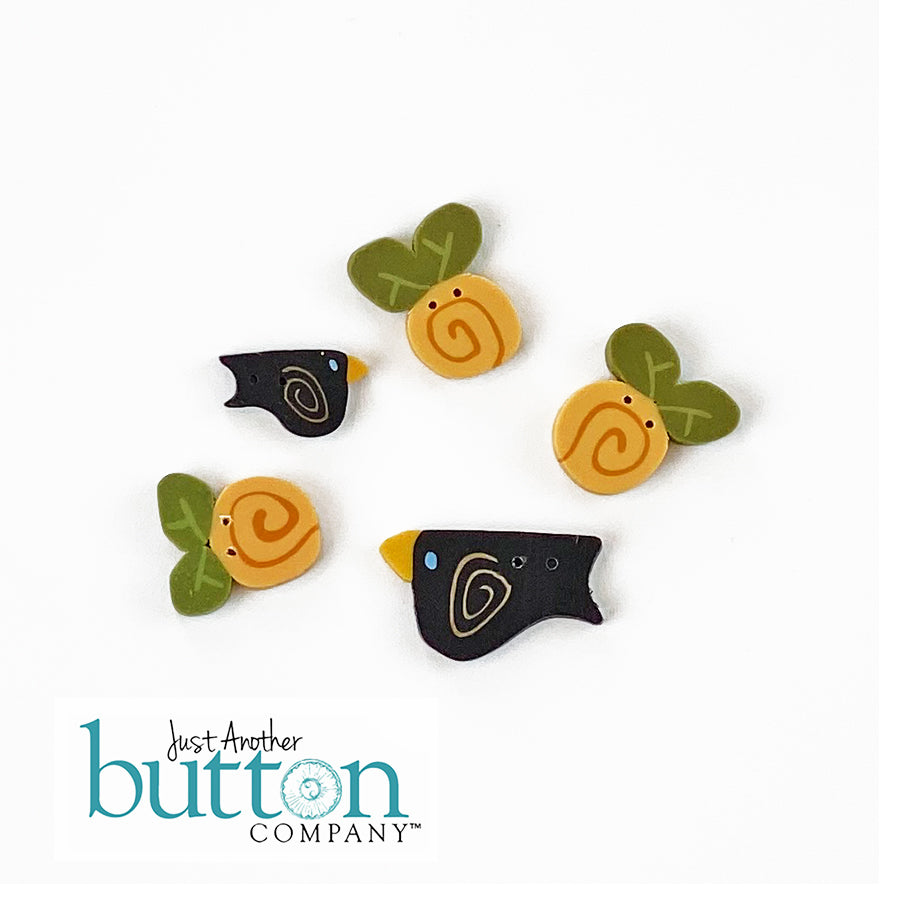 JABC - handmade buttons for LHN Bountiful Harvest