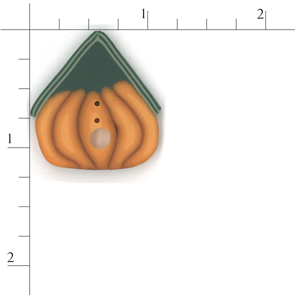 pumpkin birdhouse