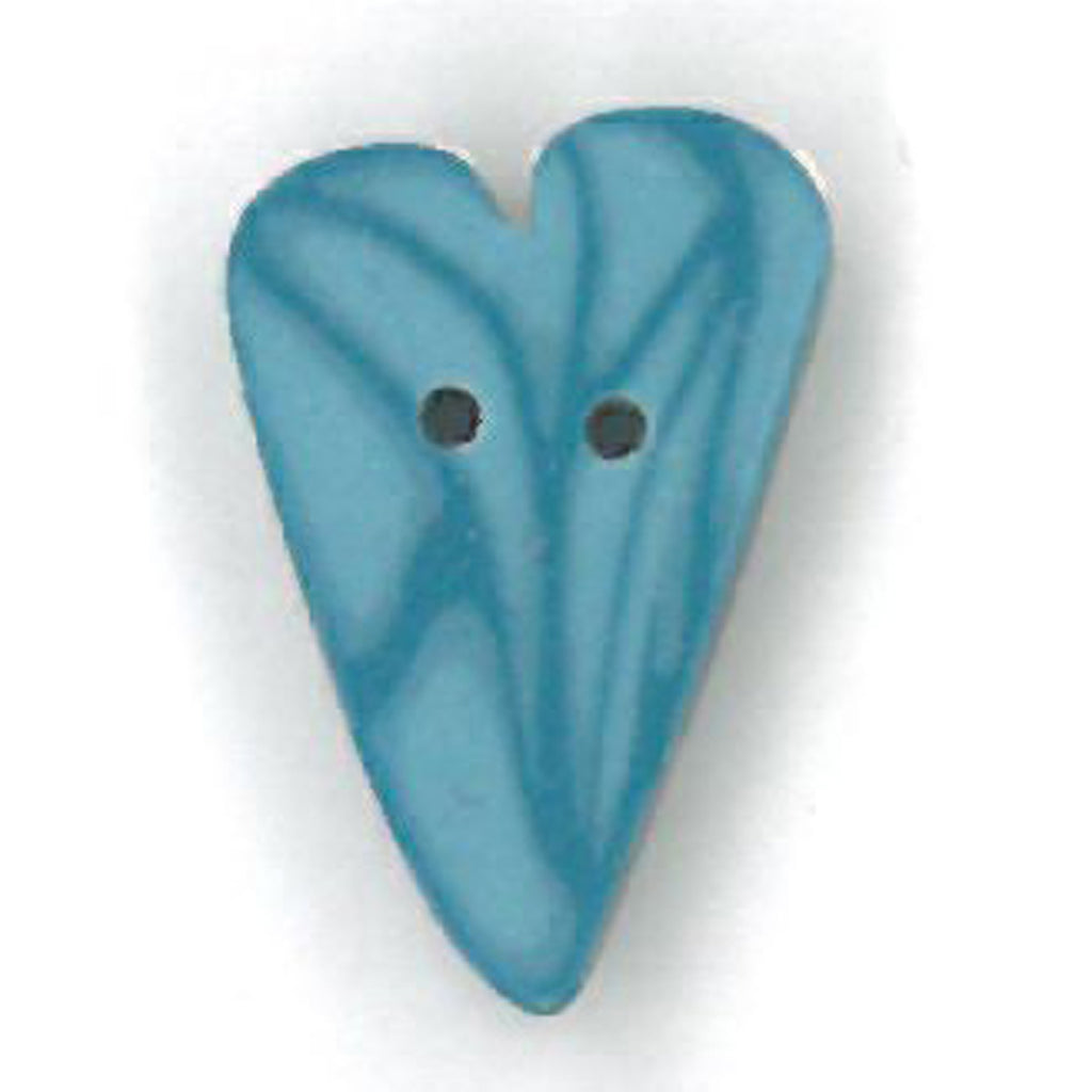 small light blue velvet heart
