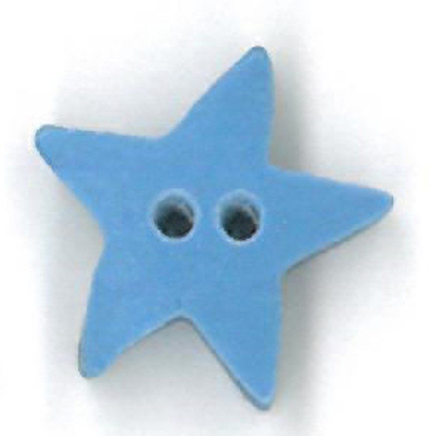 medium baby blue star
