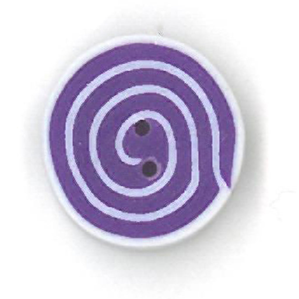 tiny violet & white swirl