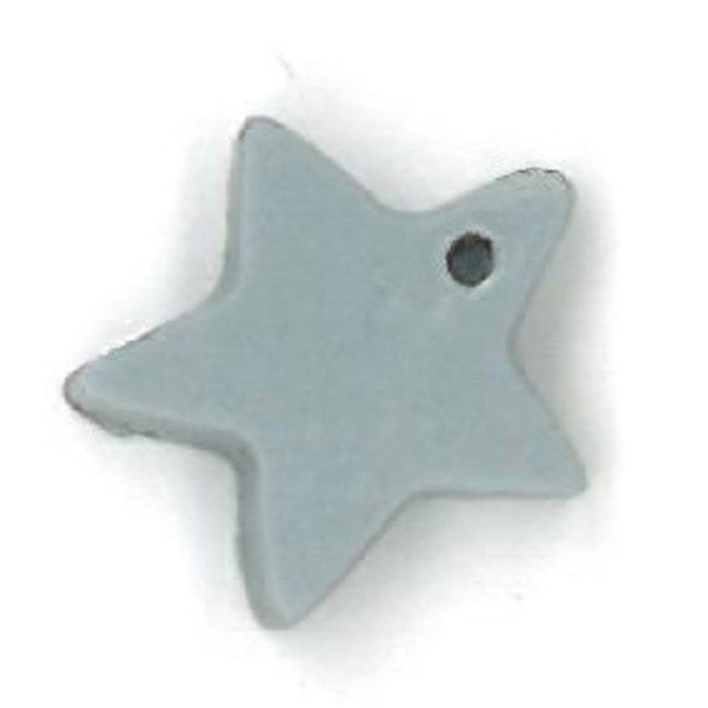 small pale blue star charm
