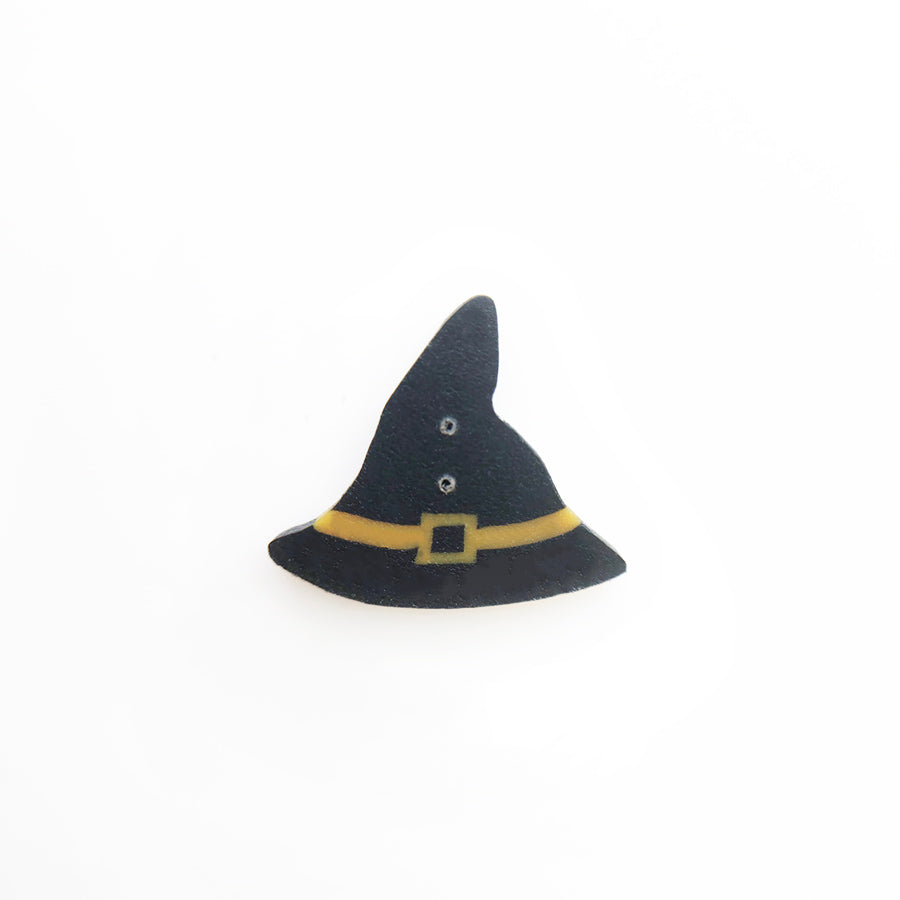 JABC - handmade witch hat button