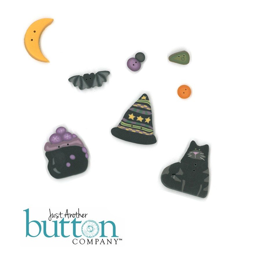 Just Another Button Company Spooky Fence Button Pack