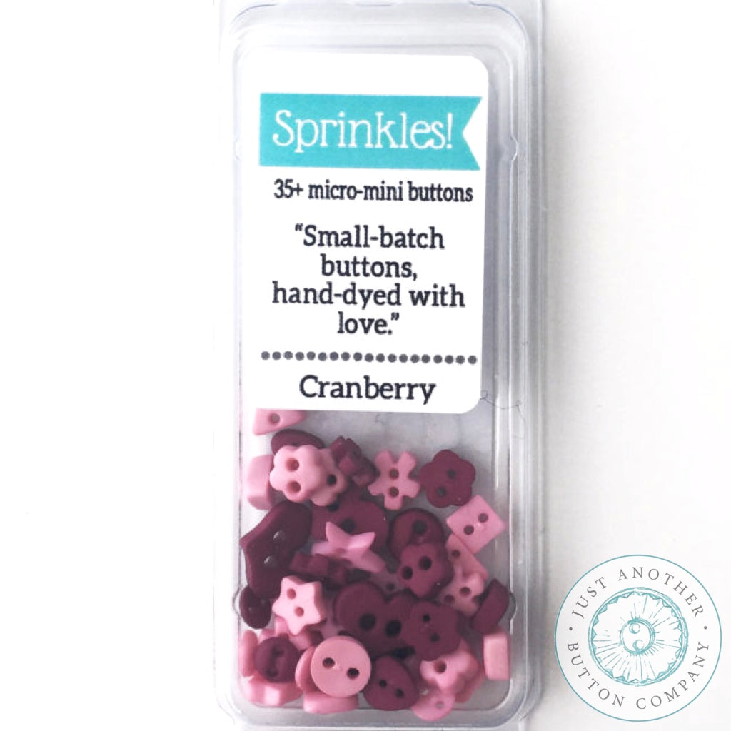 Just Another Button Company | Cranberry Sprinkles Pack