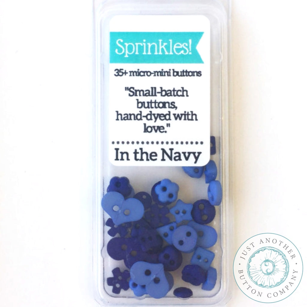 Just Another Button Company | In the Navy Sprinkles Pack