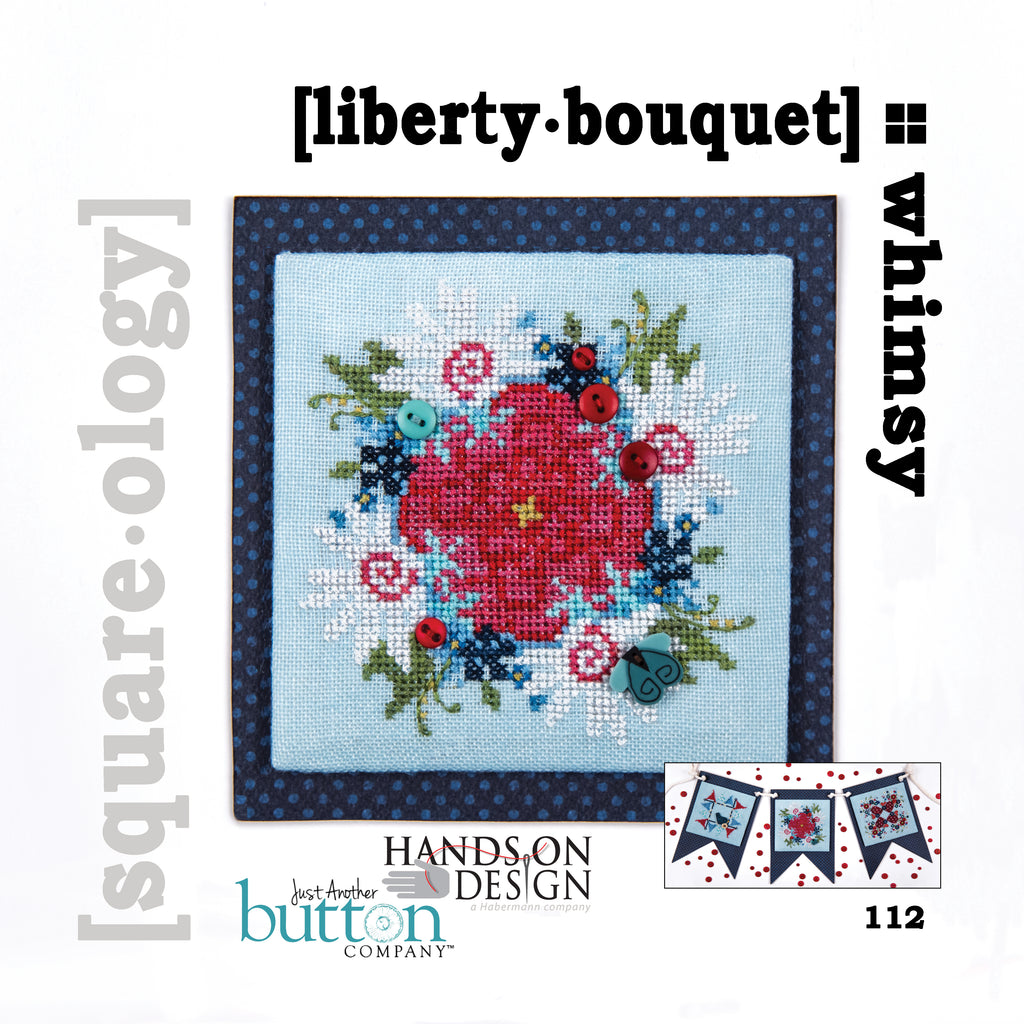 JABC - Cross Stitch - [square.ology] liberty.bouquet