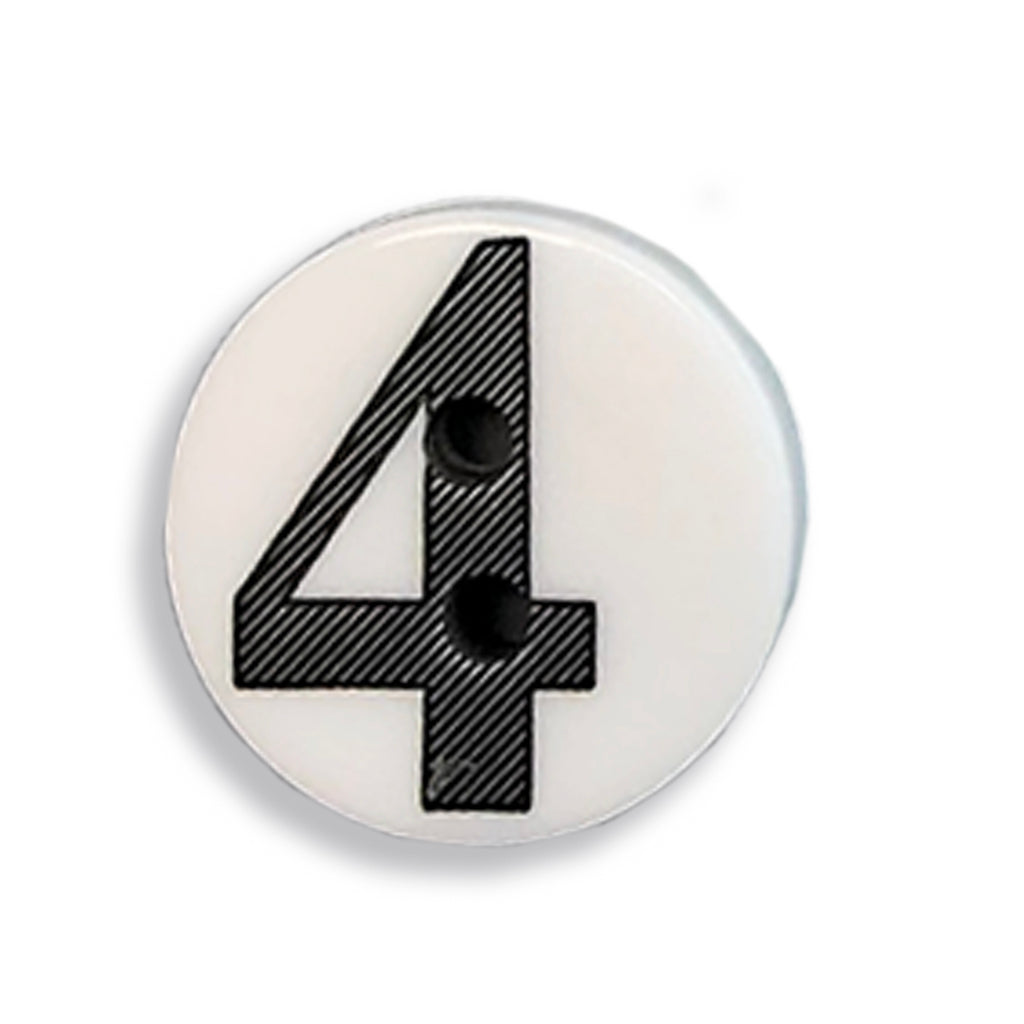"4" Button (white)