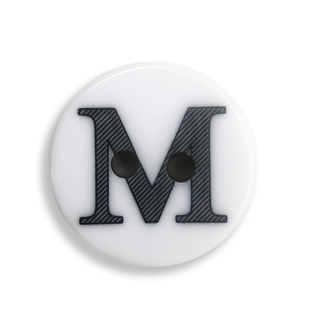 "M" Button (white)