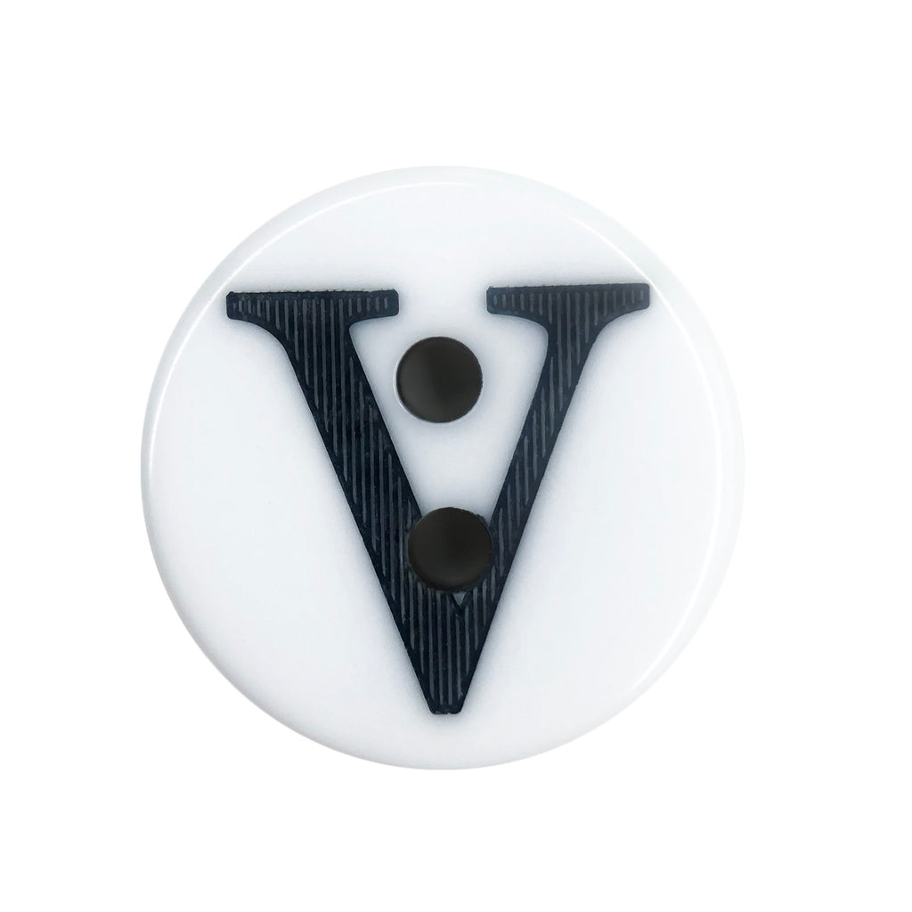 "V" Button (white)