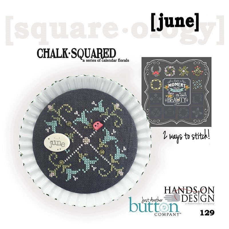 JABC - Cross Stitch Patterns - Chalk Squared June
