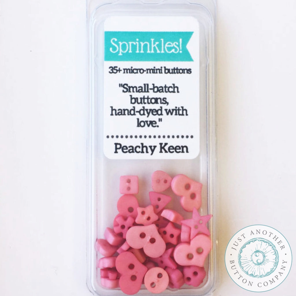 Just Another Button Company | Peachy Keen Sprinkle Pack