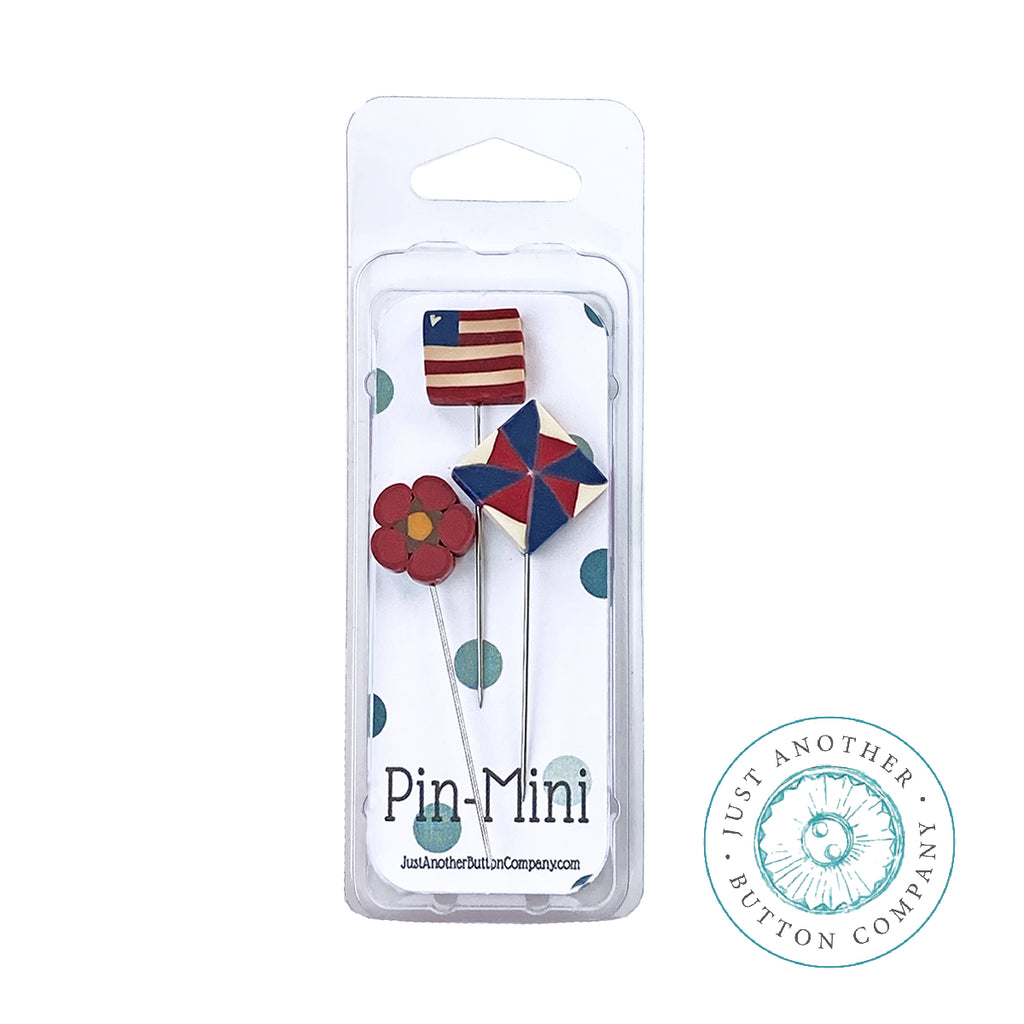 Pin-Mini: Patriotic Pinwheel