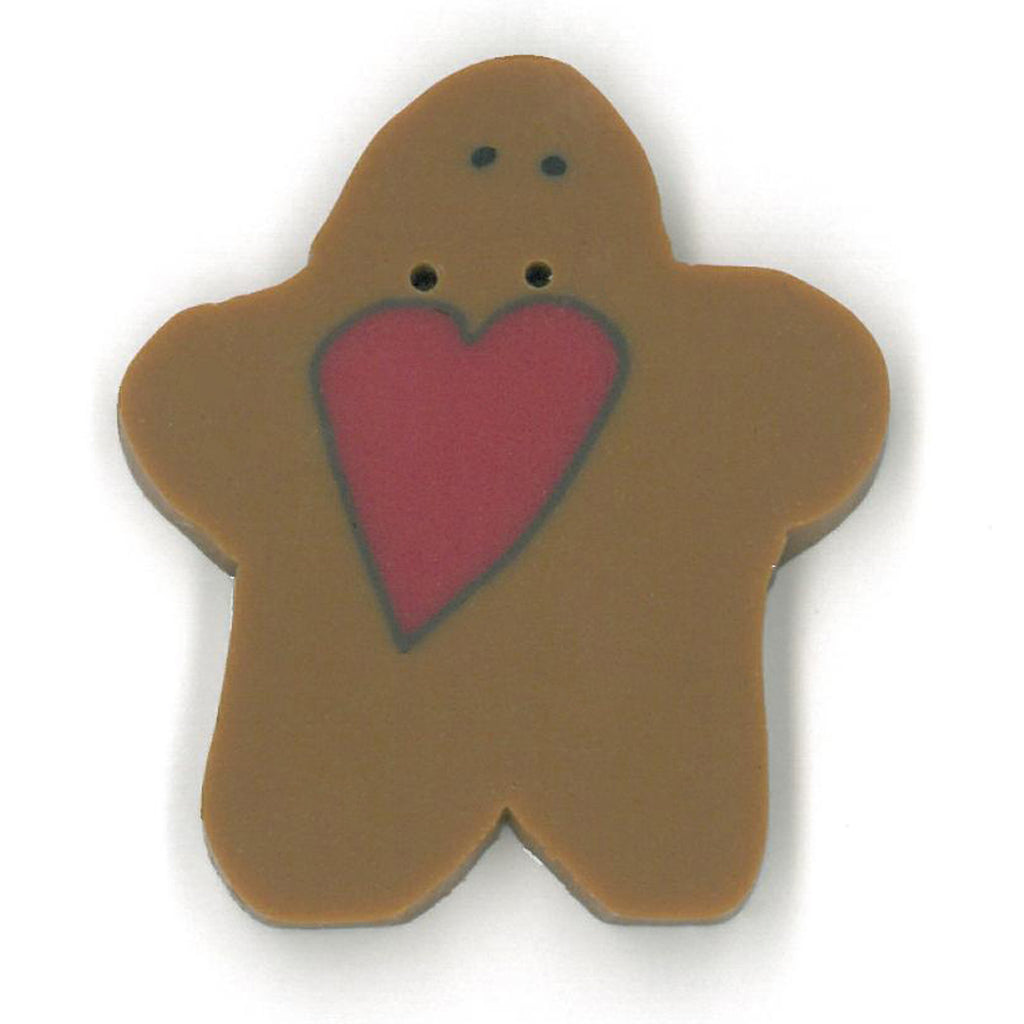 large gingerbread with heart