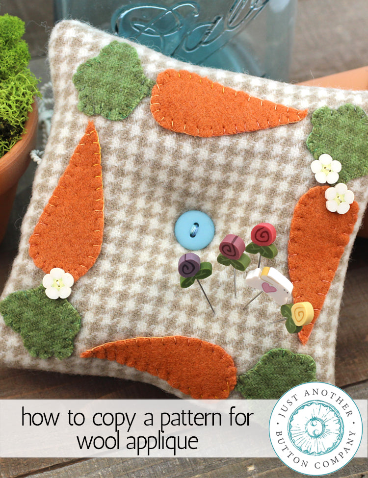 How to Copy a Pattern for Wool Appliqué