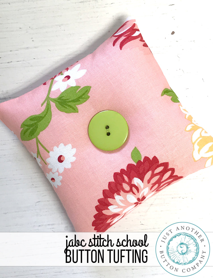 JABC Stitch School: Button Tufting