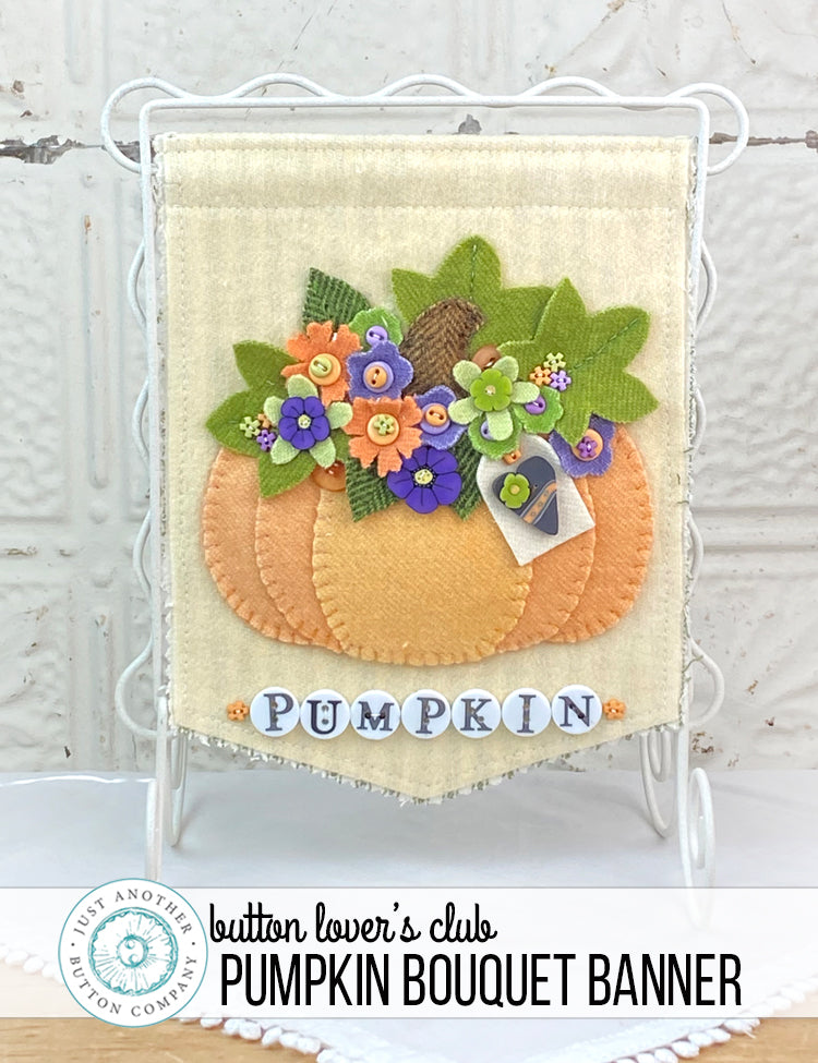 New Pattern: Pumpkin Bouquet Banner