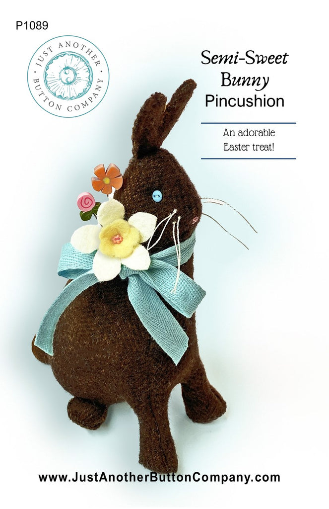 Semi-Sweet Bunny Pincushion PDF