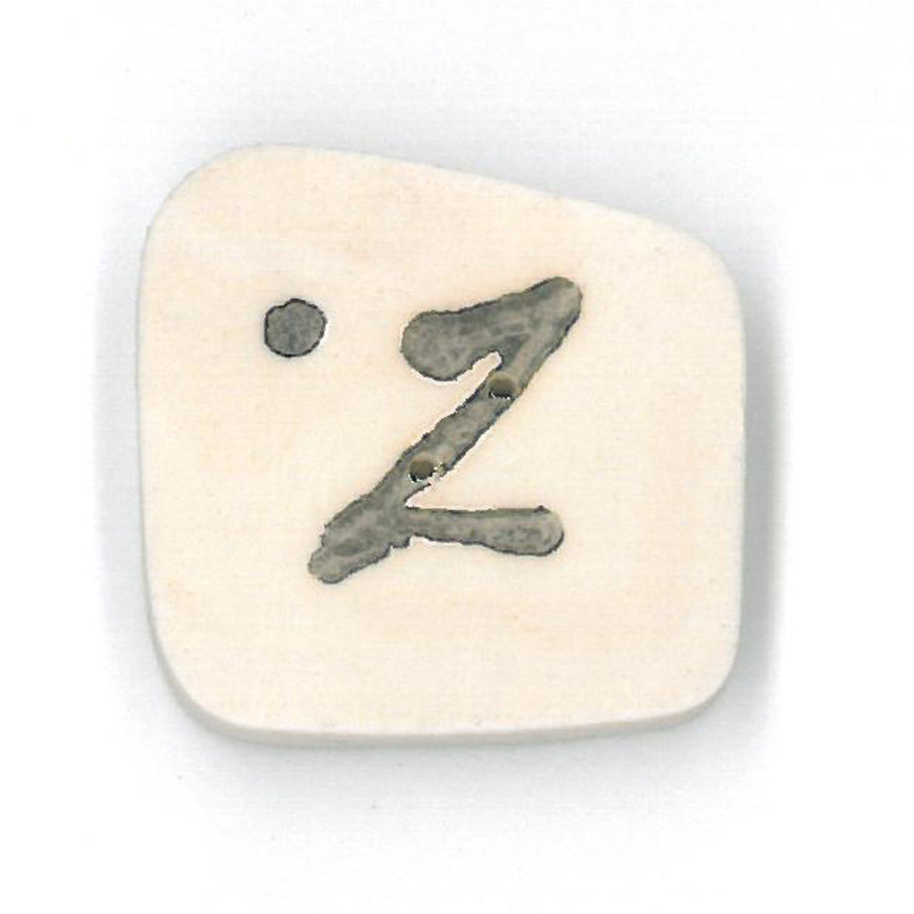 tea-dyed letter z