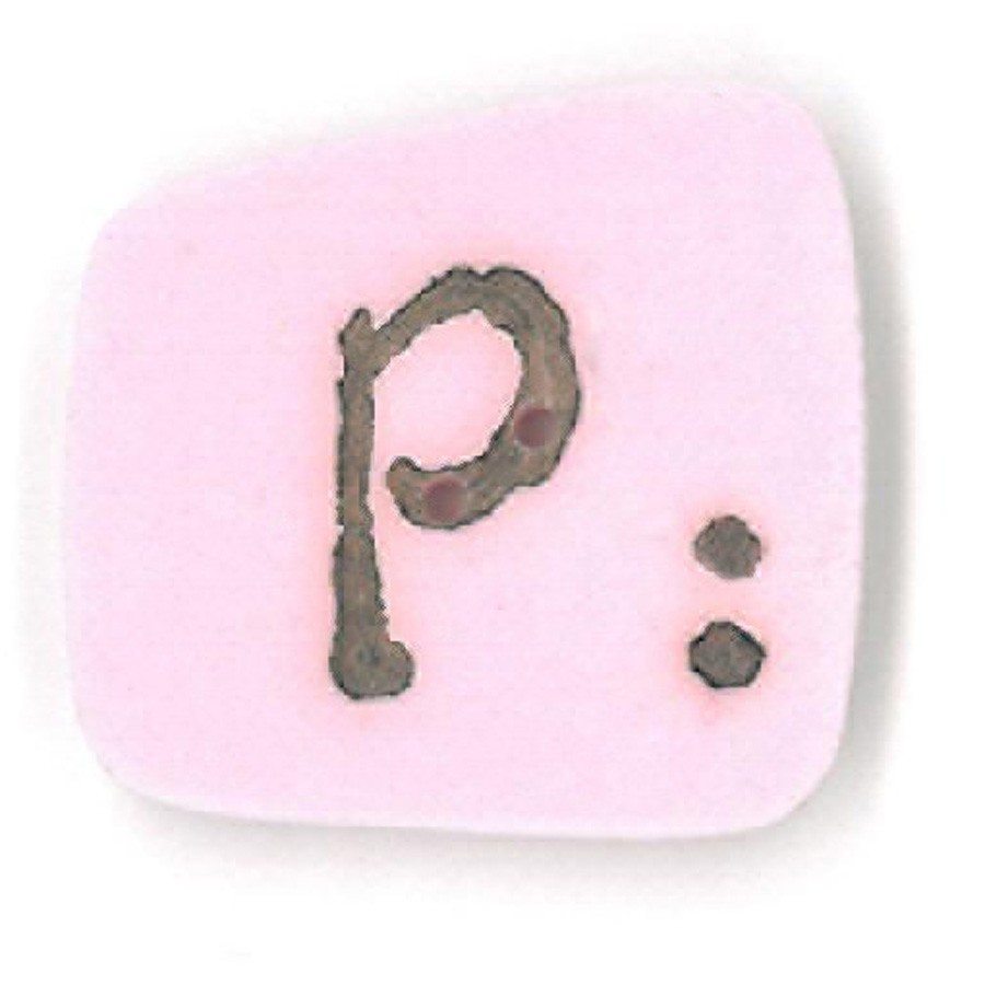 pink letter p