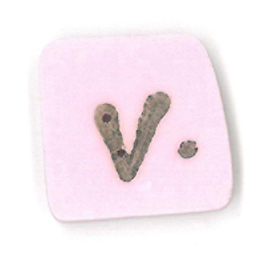 pink letter v