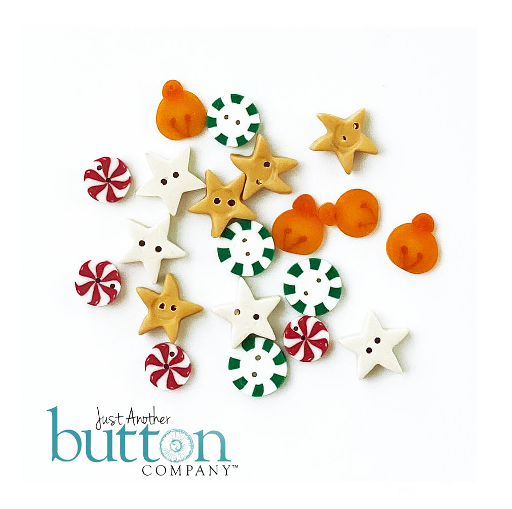 JABC - Handmade buttons, Country Christmas III