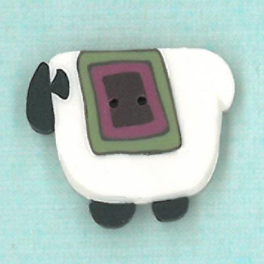 wooly pink quilt sheep