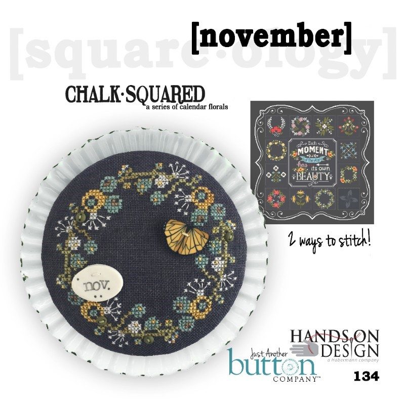 JABC - Cross Stitch Patterns - Chalk Squared November