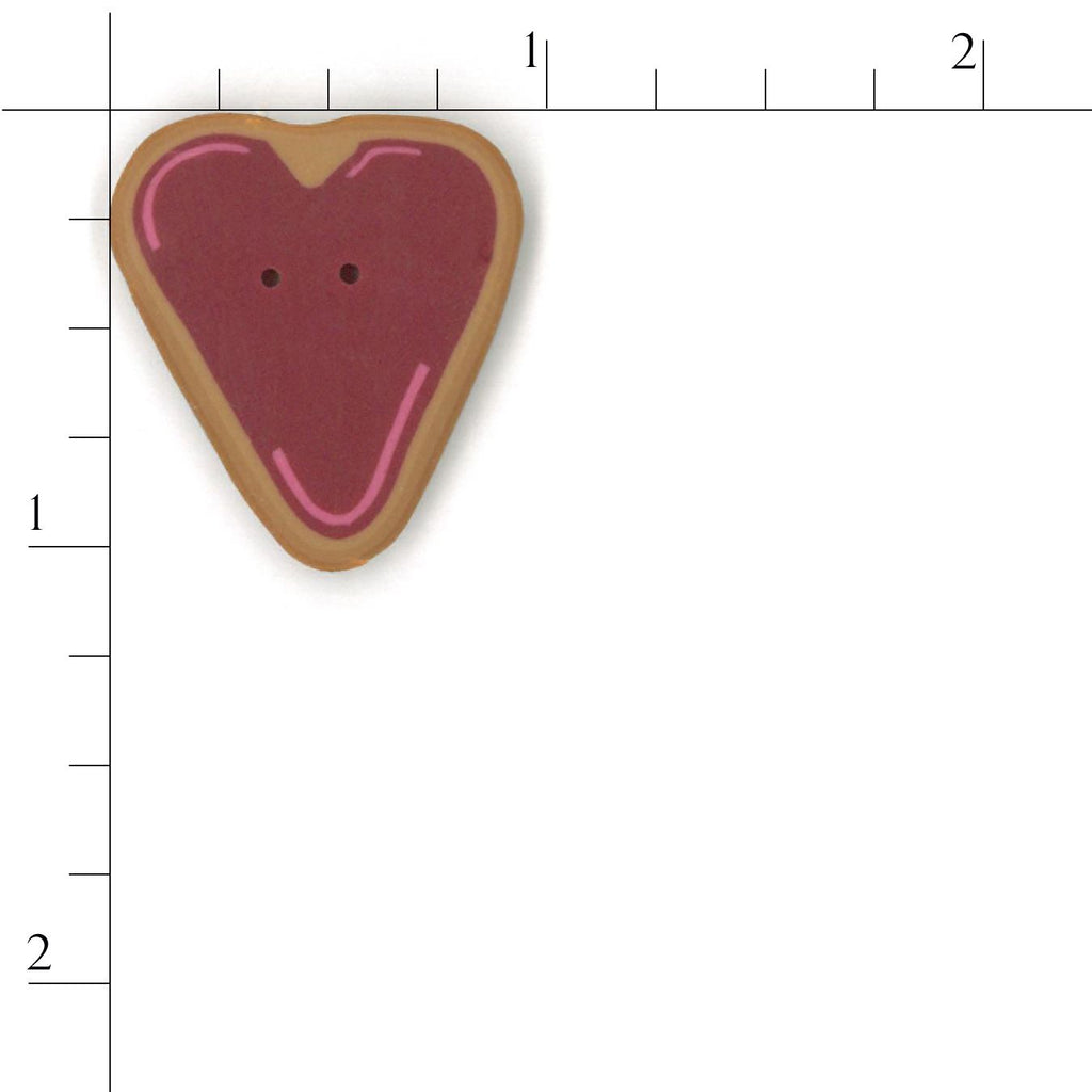 medium heart cookie