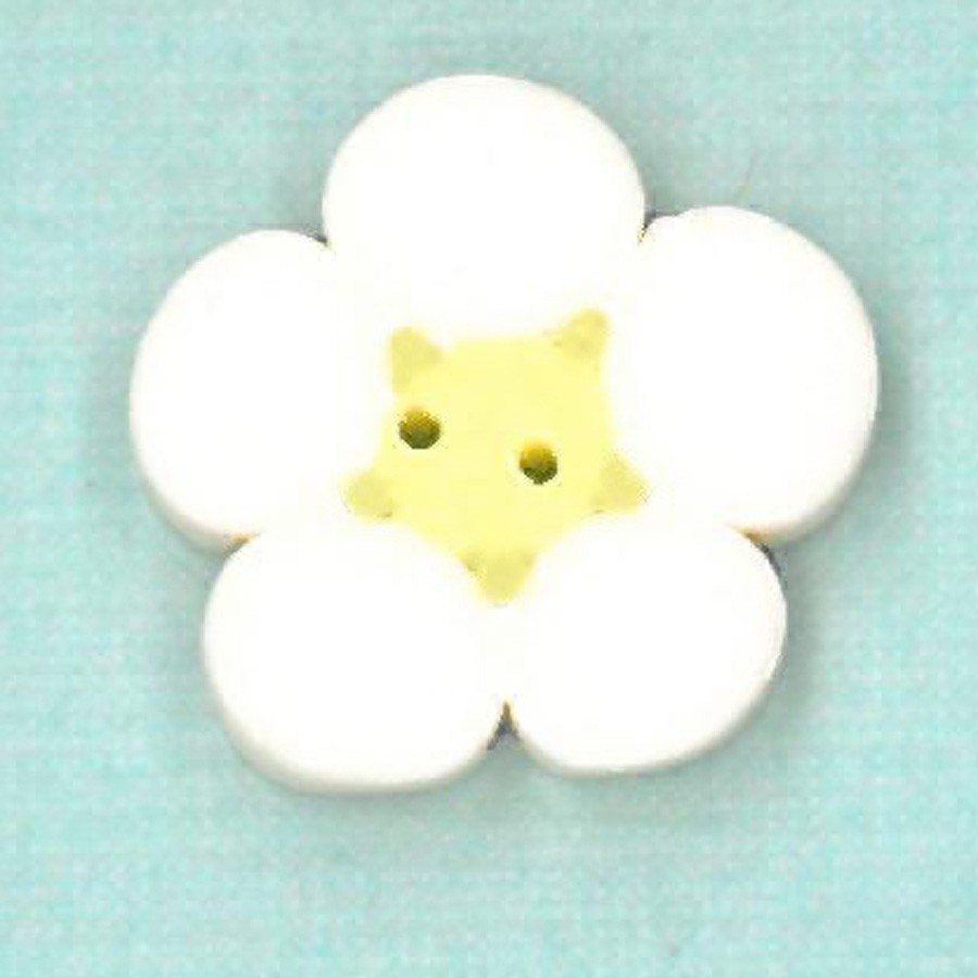 tiny white flower – Just Another Button Company