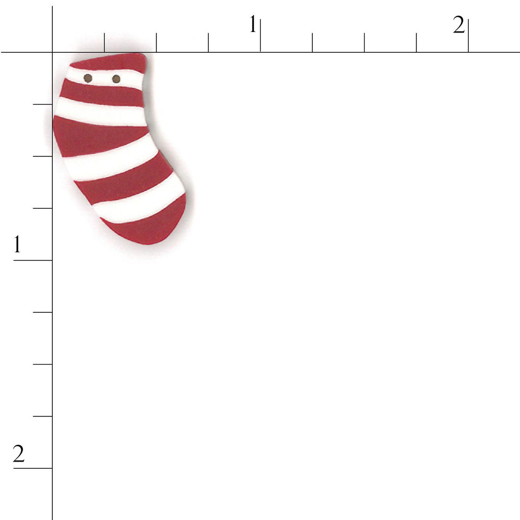 tiny red striped stocking (original size)