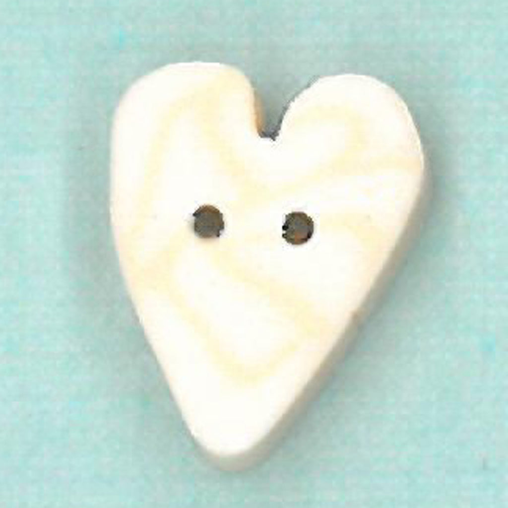 small white velvet heart