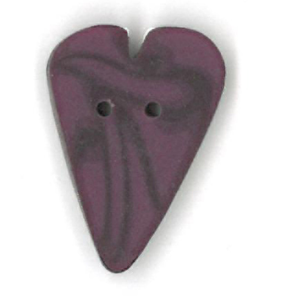 tiny black cherry heart – Just Another Button Company