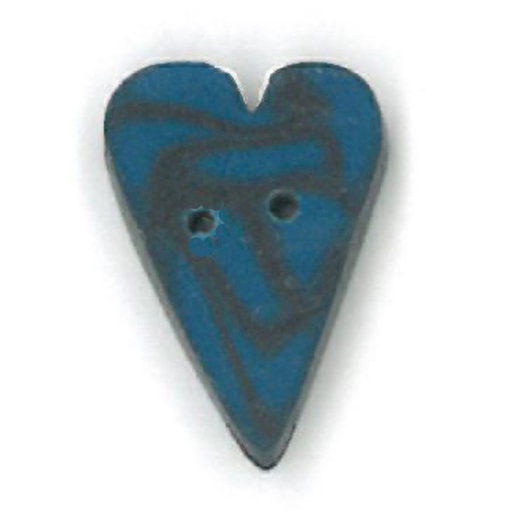 small blue velvet heart