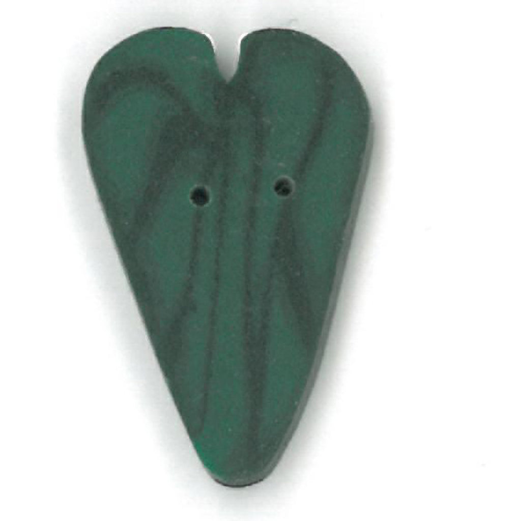 large green velvet heart