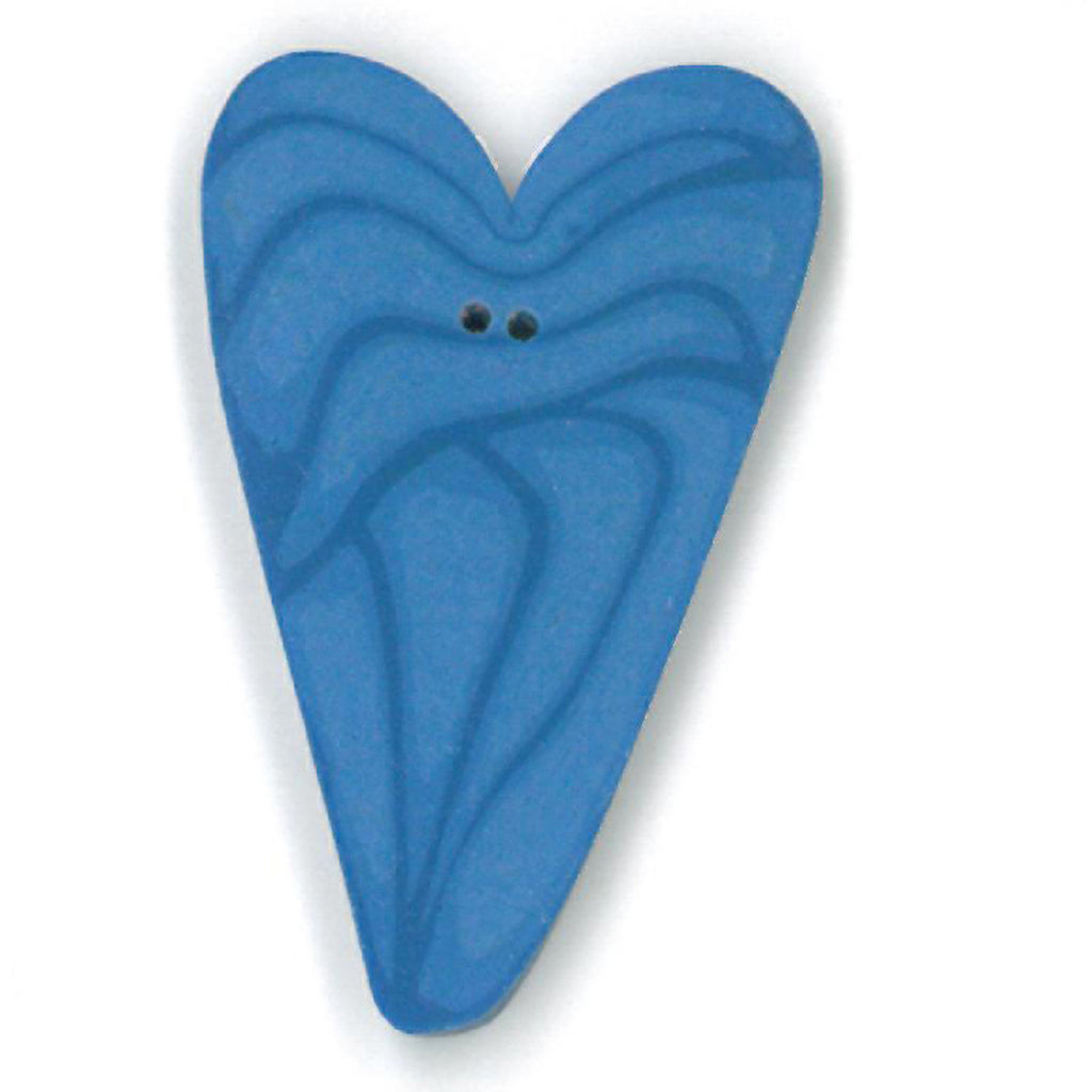 extra large bluejay velvet heart