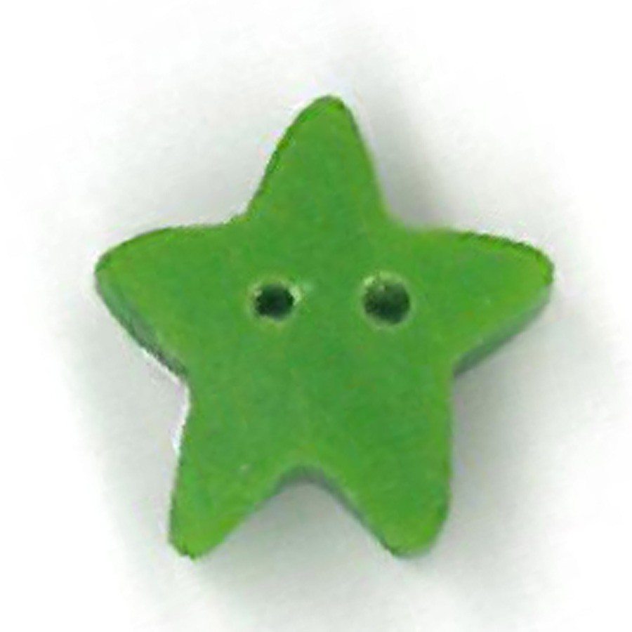 small apple green star