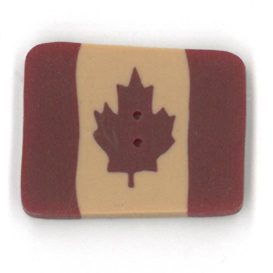small folk art Canadian flag