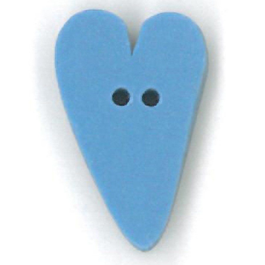 medium baby blue heart