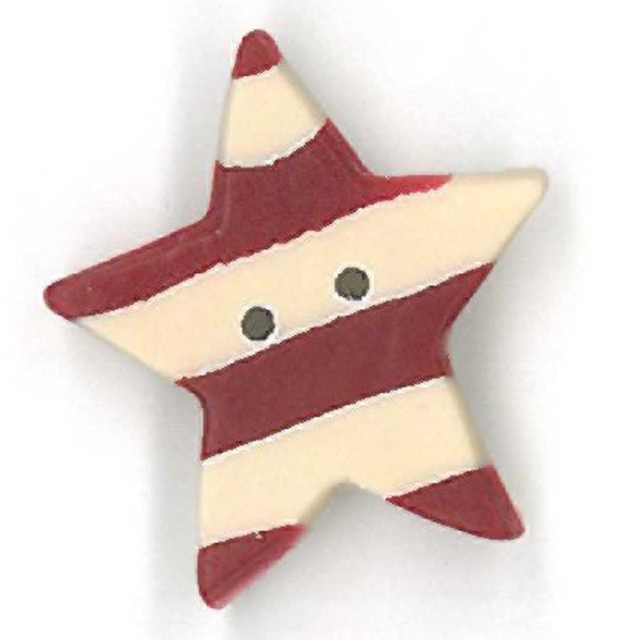 red striped star