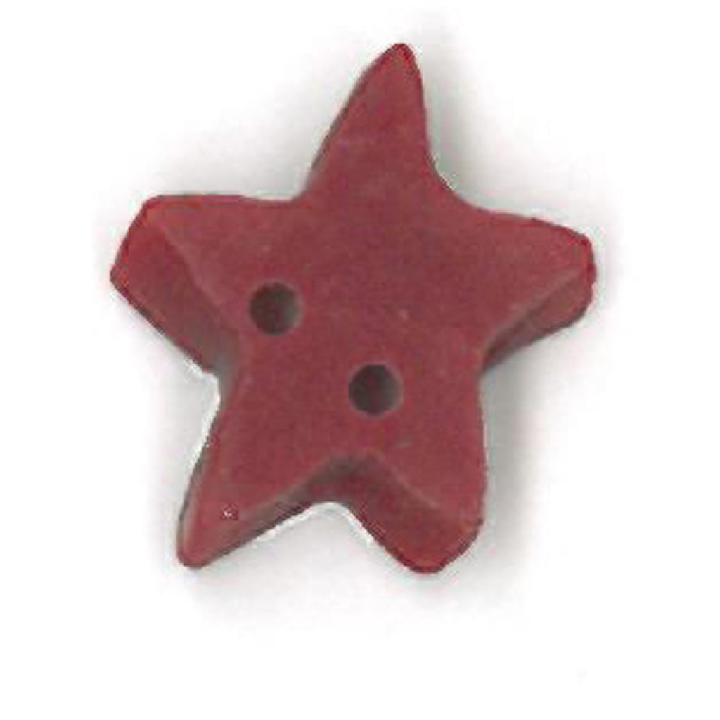 small folk art red flat star