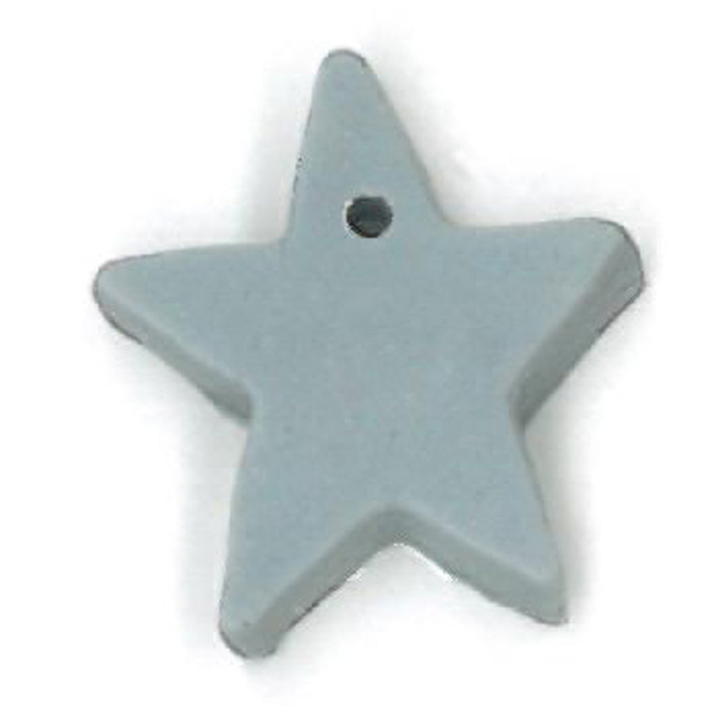 medium pale blue star charm