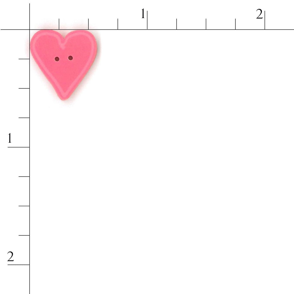 small happy pink heart